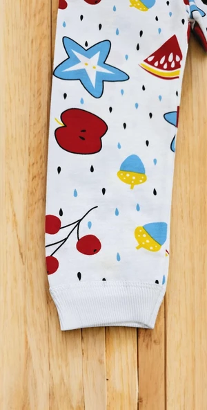Deniz Yıldızı Kız Bebek Pijama Takım - 8