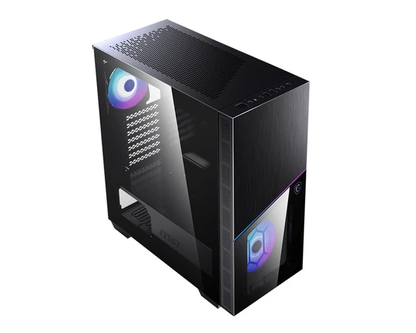 MSI MPG SEKIRA 100R TEMPERLI CAM 4 X A-RGB  FAN 120MM E-ATX GAMING BILGISAYAR KASASI - 5