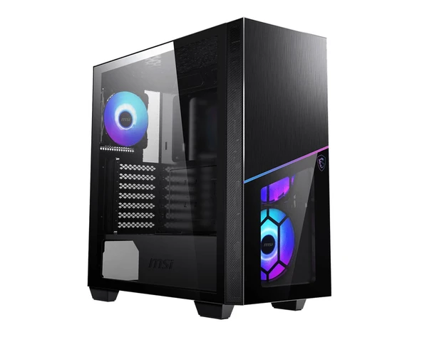 MSI MPG SEKIRA 100R TEMPERLI CAM 4 X A-RGB  FAN 120MM E-ATX GAMING BILGISAYAR KASASI