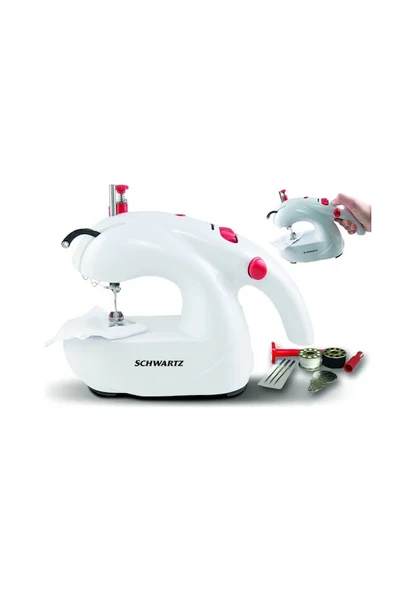 Schwartz SWS-4530 Çok Fonksiyonlu Dikiş Makinesi Beyaz