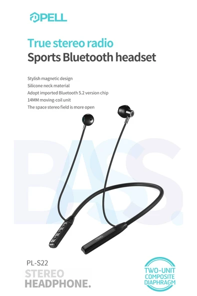 S22 Bluetooth 5.2 Sport Kulakiçi Kulaklık - Resim 2