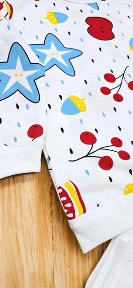 Deniz Yıldızı Kız Bebek Pijama Takım - 6