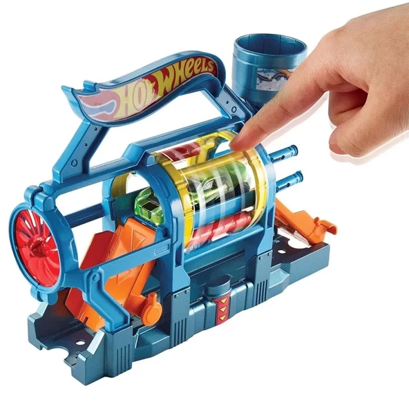 Hot Wheels Turbo Jet Oto Yıkama Oyun Seti FJN35 - 3