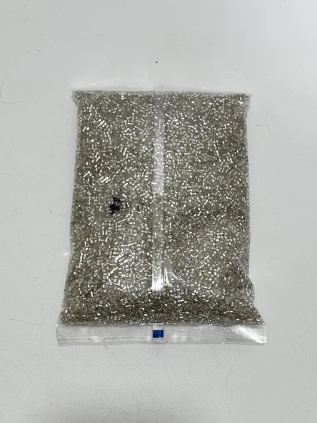 Düz Renkli Cam Boncuk 2-2,5mm 500 Gram 001 - Resim 3