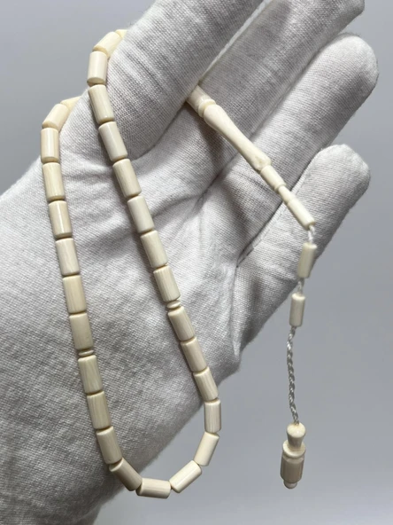 Kesme Fildişi Tesbih 9,97 Gram - Koleksiyonluk Fil Dişi Tespih ürün görseli