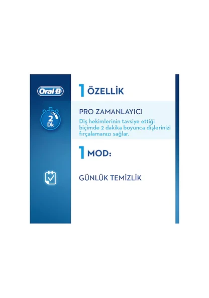 Oral-B D100 Şarj Edilebilir Diş Fırçası Fenerbahçe Taraftar Paketi - 3
