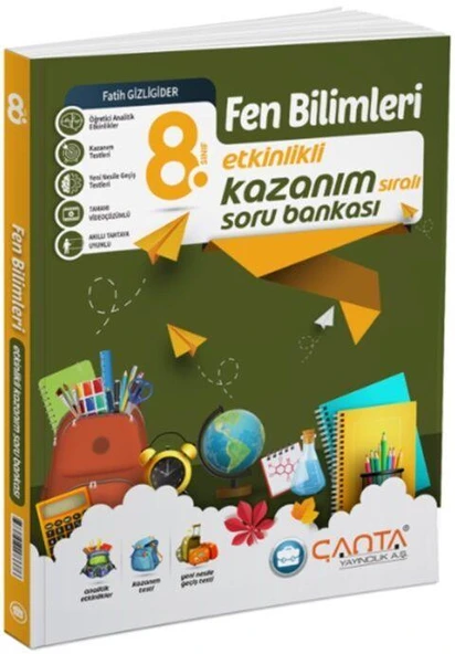 Çanta 8. Sınıf Fen Bilimleri Etkinlikli Kazanım Soru Bankası