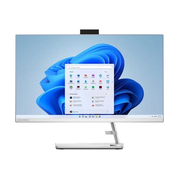 Ideacentre Aıo 3 27IAP7 Intel Core I5-12450H 32GB 1tb SSD Intel UHD Graphics Freedos 27 IPS Fhd AIO Bilgisayar WTR - Resim 3