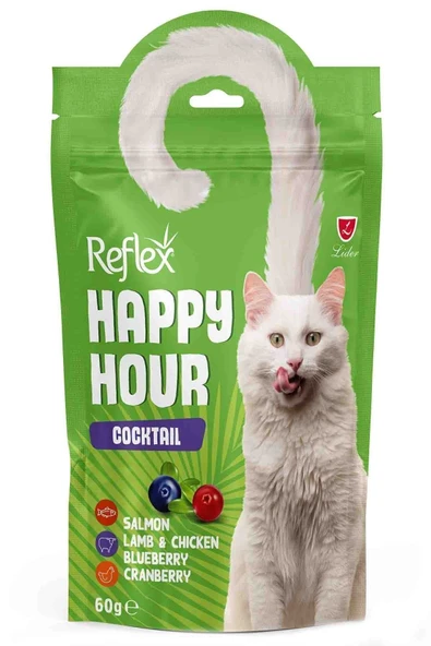 Reflex Kedi Ödülü Happy Hour  Kuzu, Somon ve Tavuklu Kokteyl 60 gr