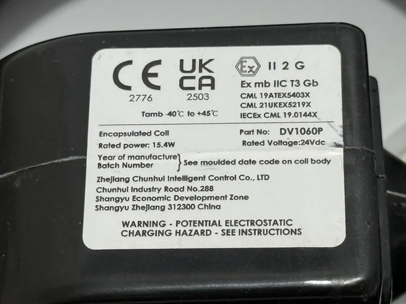 Gilbarco SK700-2 Dispenser Valf Bobini 140909506 - Resim 2