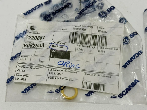 Scania 2454929 O-Ring Conta 4 Adet - Resim 4