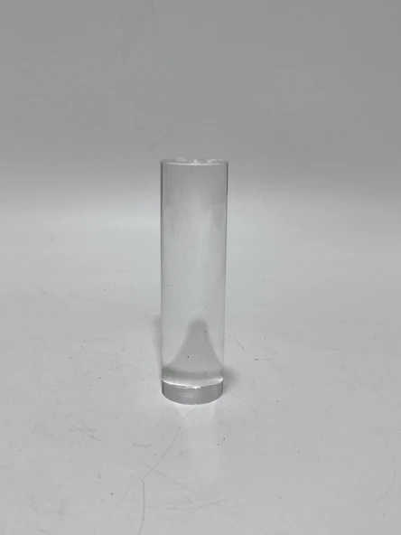 Dekoratif Silindir Kristal Cam 110x30mm - Resim 2