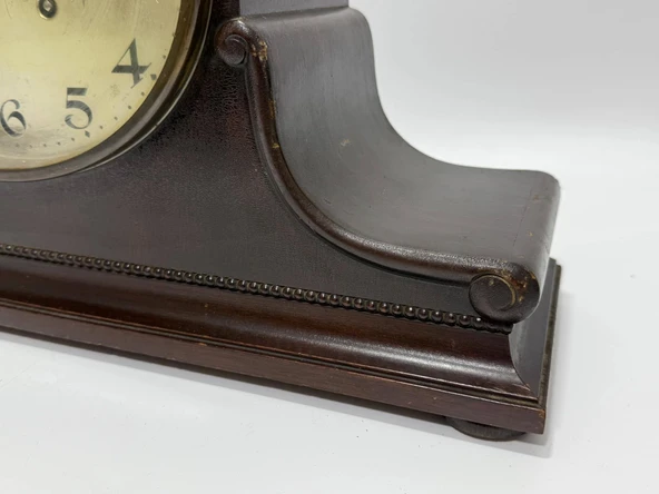 Junghans A42 Antika Mekanik Şömine Saati W002 - Resim 4