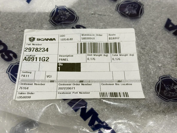 Scania 2978234 Radyatör Izgarası Sol Alt Menfezi - Resim 6