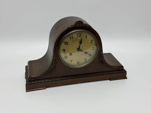 Junghans W203 Antika Mekanik Şömine Saati W001 - Resim 2