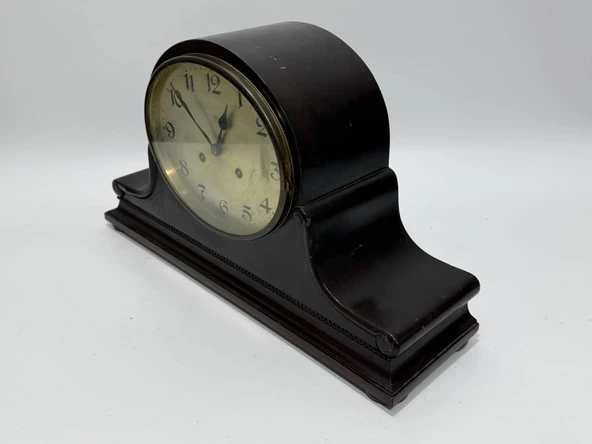 Junghans A42 Antika Mekanik Şömine Saati W002 - Resim 7