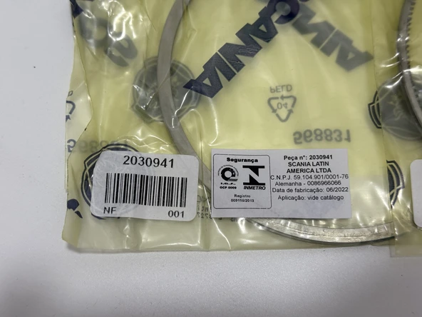 Scania 2601849 DC/DI13 Piston (Eksik Parçalı) - Resim 4