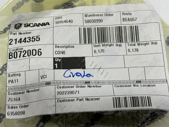 Scania 2144355 AdBlue Deposu Tutma Vidası - Resim 4