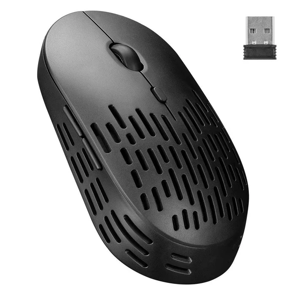 Altec Lansing ALBM7422 Siyah 2.4GHz Şarj Edilebilir Tek Renkli 1600DPI Optik Kablosuz Mouse ürün görseli