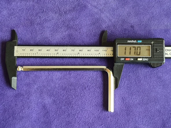 Yuvarlak Başlı Allen Anahtar 6mm - Top Başlı Alyan - Resim 4