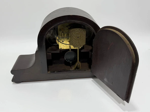 Junghans A42 Antika Mekanik Şömine Saati W002 - Resim 9