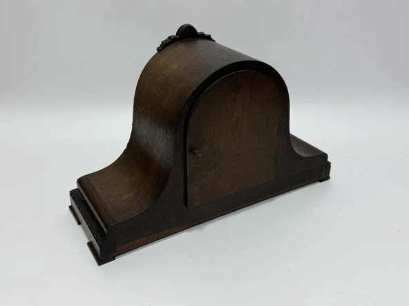 Junghans W203 Antika Mekanik Şömine Saati W001 - Resim 8