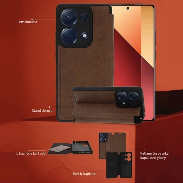 Xiaomi Redmi 14C Kılıf Flip Cover Seri Kapaklı Kılıf - 11