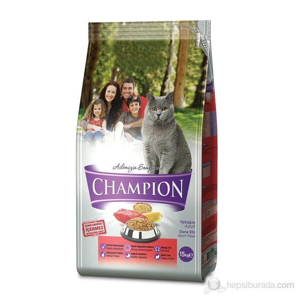 Champion Dana Etli Yetişkin Kedi Maması 15 kg