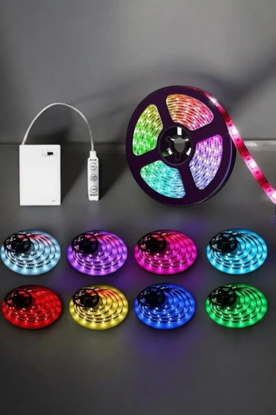 5M RGB Işıklı Her Ortama Uygun Led Işık - 5