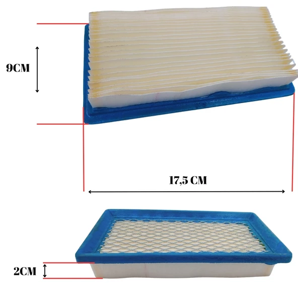 ÇİM BİÇME HAVA FİLTRESİ HONDA G200 YATAY 5/6 HP İTAL ürün görseli