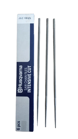 MOTORLU TESTERE ZİNCİR BİLEME EĞESİ HUSQVARNA 3/16 4,8 MM ORJİNAL - Resim 1