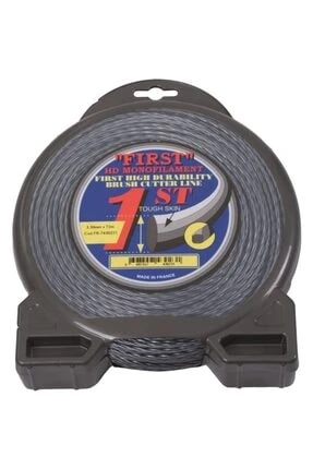 TIRPAN MİSİNA İPİ 3,3 MM 72 MT FIRST GRİ BURGULU