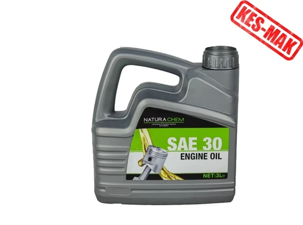 MOTORLU TESTERE ZİNCİR KILAVUZ PALA YAĞI 30 NUMARA 3 LİTRE NATURA CHEM ürün görseli