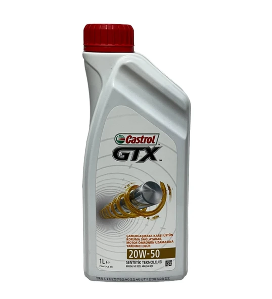 ÇİM BİÇME/ÇAPA/SU MOTORU YAĞI CASTROL 20/50 1 LİTRE 4T (DÖRT ZAMANLI)