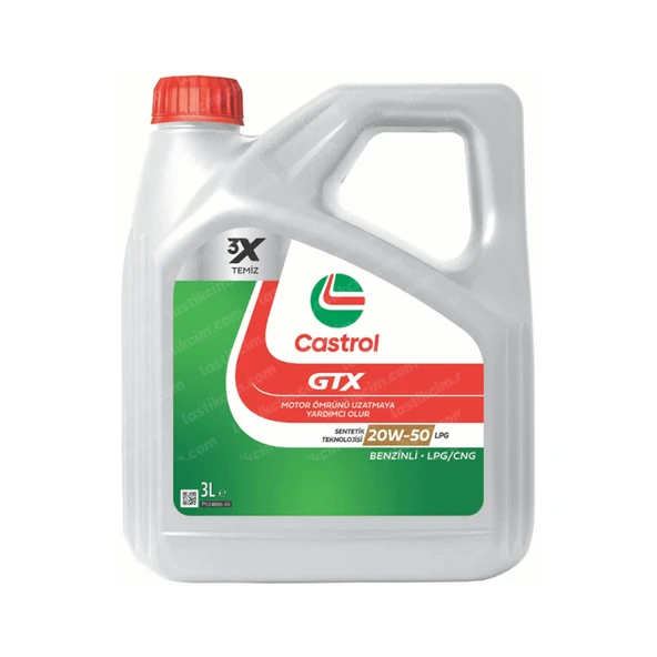 ÇİM BİÇME/ÇAPA/SU MOTORU YAĞI CASTROL 20/50 3 LİTRE 4T (DÖRT ZAMANLI) ürün görseli