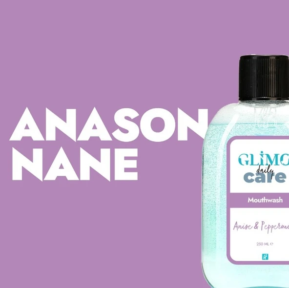 Glimo Daily Care Ağız Bakım Suyu Anason Nane 250 ml - 2