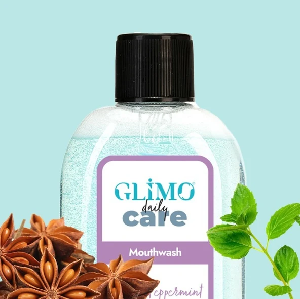 Glimo Daily Care Ağız Bakım Suyu Anason Nane 250 ml - 3