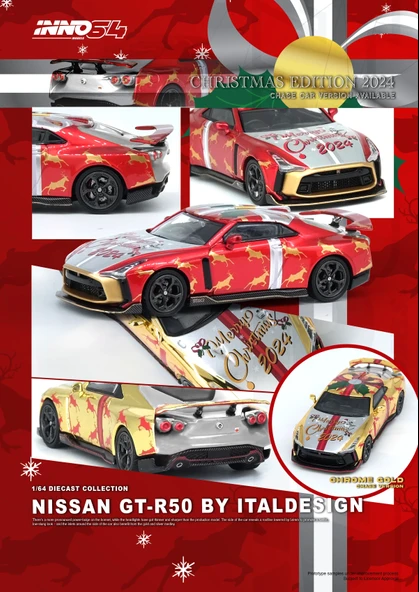 İnno 1/64 Nissan GT-R50 XMAS 2024