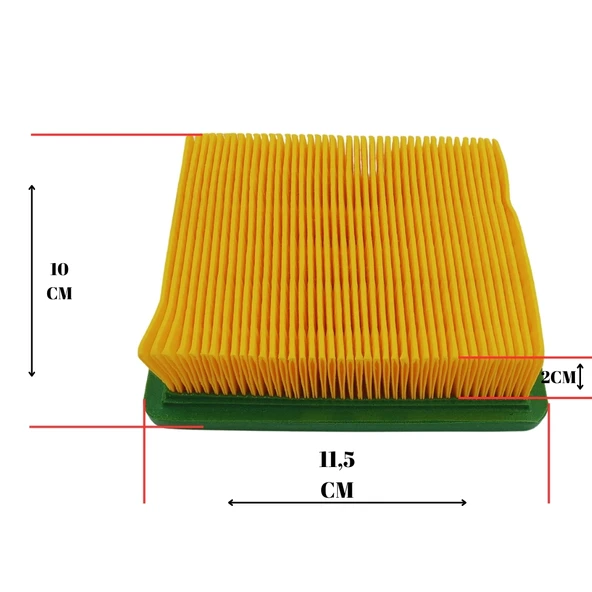 ÇİM BİÇME HAVA FİLTRESİ HYUNDAI HYM510P/HYM510SP/HYM460P ORJİNAL ürün görseli