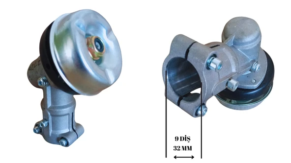 MOTORLU TIRPAN REDİKTÖR OLEOMAC BCH50T 32 MM 9 DİŞ ORJİNAL ürün görseli