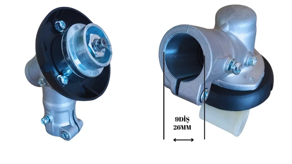 MOTORLU TIRPAN REDİKTÖR OLEOMAC CG260/BCH40 26 MM 9 DİŞ - Resim 2