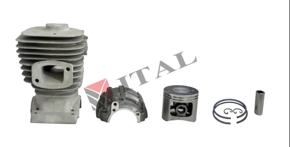 MOTORLU TESTERE SİLİNDİR PİSTON HYUNDAI 450/4100/4010 41 MM ORJİNAL - Resim 2