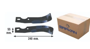 ÇAPA BIÇAK 7 HP ÜNİVERSAL TAKIM 12 ADET SAĞ/12 ADET SOL - Resim 2