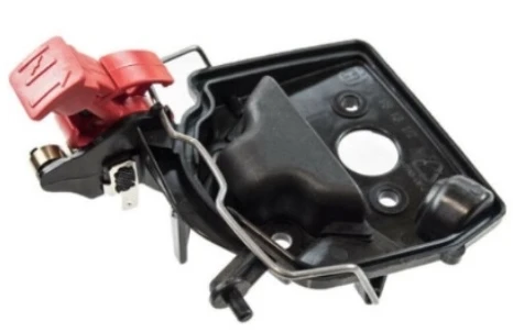 MOTORLU TESTERE HAVA FİLTRE YATAĞI VE STOP KOLU 445/445II/450/450II/2245 ORJİNAL - Resim 5