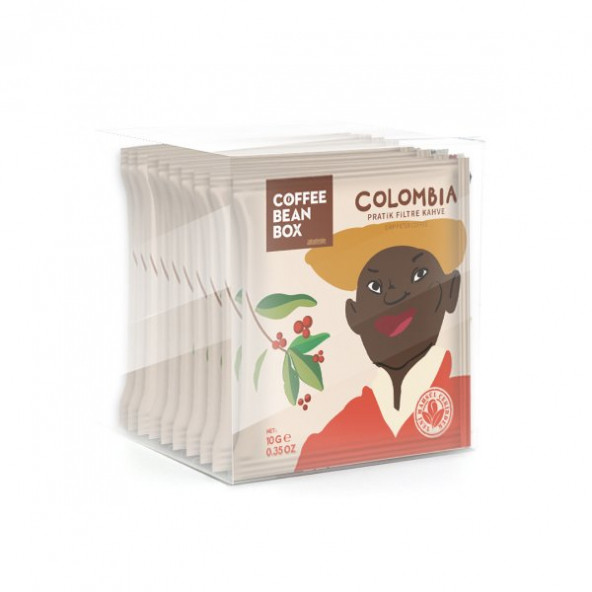 Coffeebeanbox Pratik Filtre Kahve Colombia 10'lu Kutu