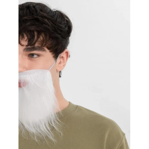 Beyaz Kırçıllı Takma Sakal Çocuk Yetişkin - Resim 2