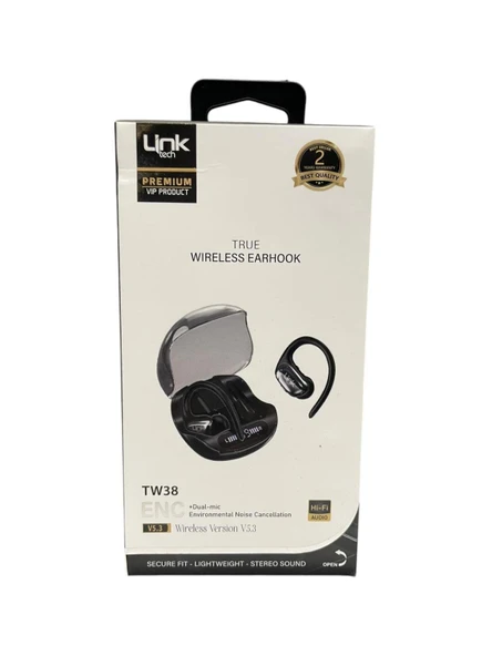 Link Tech TW38 True Wireless Earhook Bluetooth Kulaklık