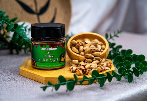 Cup Kavanoz Dubai Çikolatası %70 Fıstık Kremalı 225 Gr. - 2