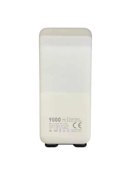 Link Tech EP90 Dual Ports Powerbank 9000 Mah - 2