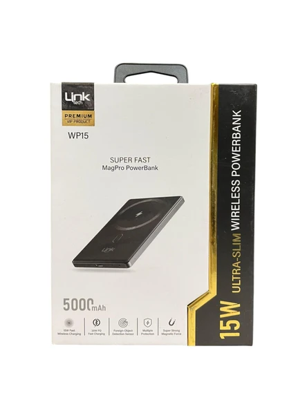 Link Tech WP15 MagPro Kablosuz Powerbank 5000mah